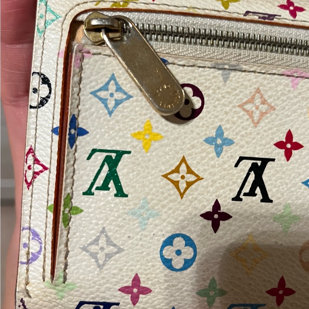Louis Vuitton Murakami White Multicolor Wallet - Picture 9 of 9